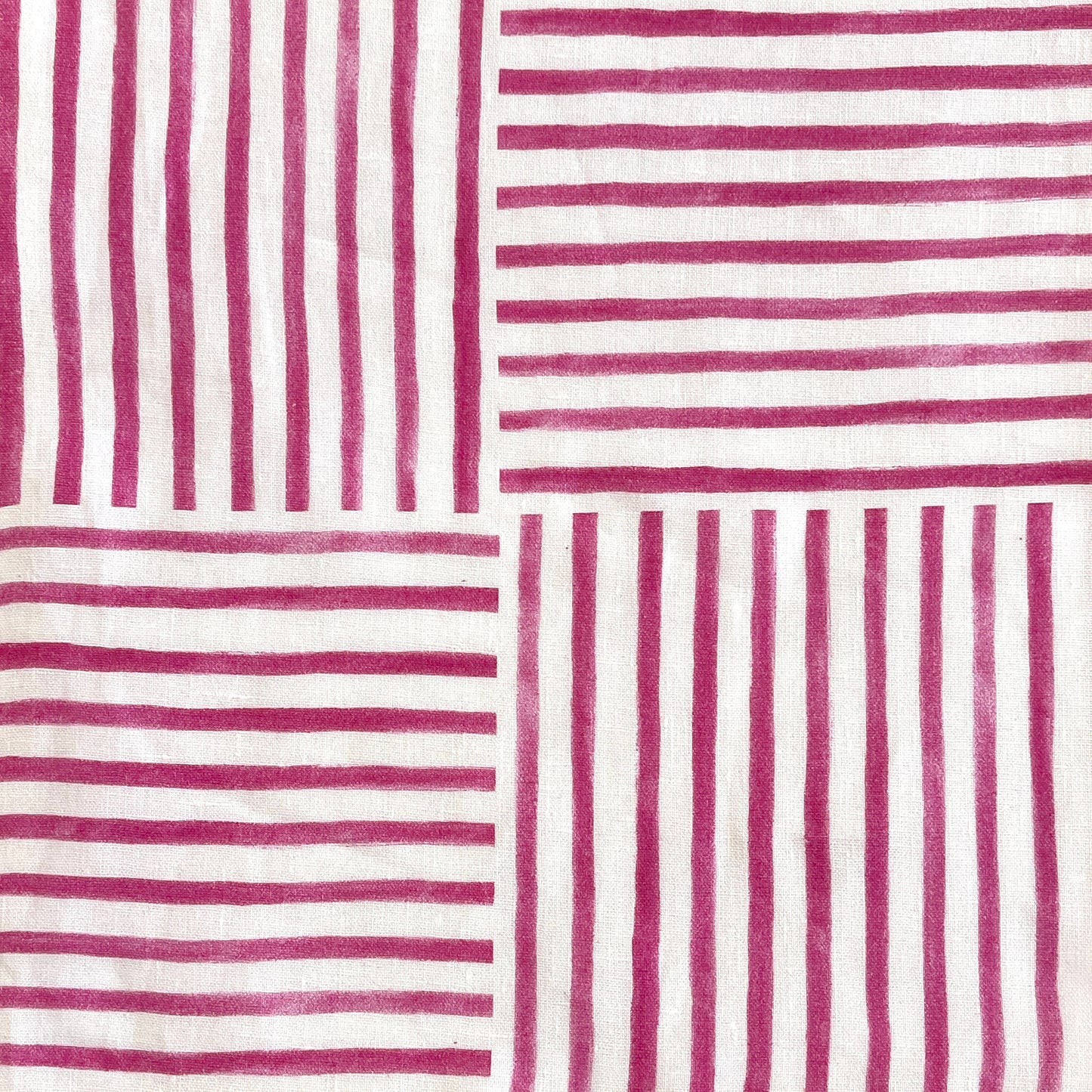 CROSS HATCH  STRIPE LINEN LIGHTWEIGHT