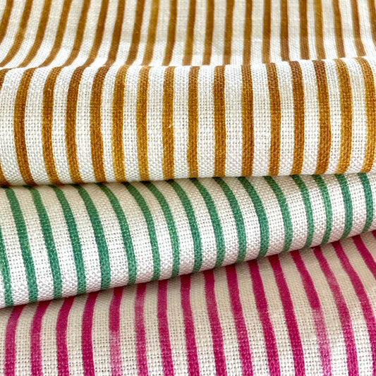 TICKING STRIPE LINEN MIDWEIGHT