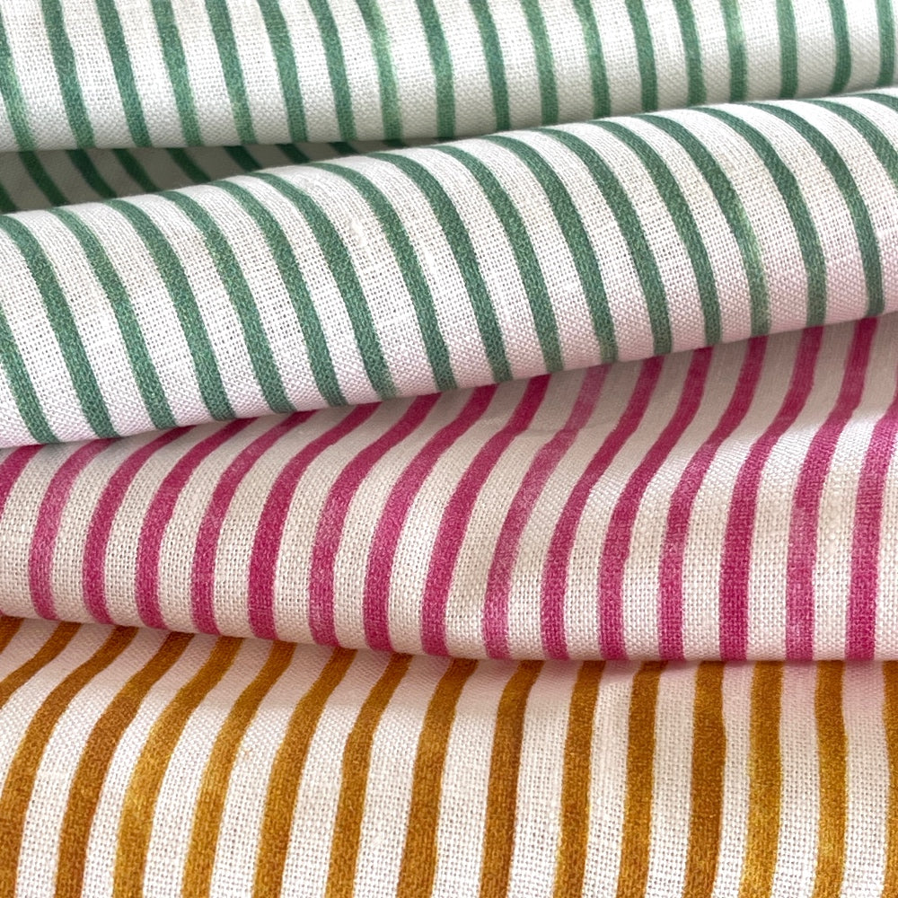 TICKING STRIPE LINEN LIGHTWEIGHT